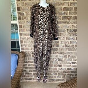 Nick & Nora | Onesie Pajama Cat - Leopard Print  | Size : Small